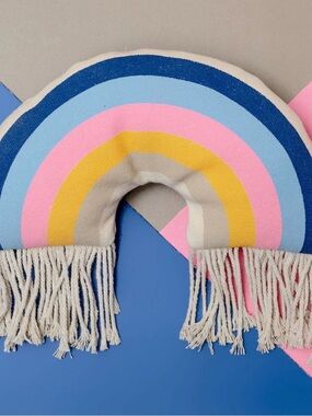 Harry Barker boho Rainbow Canvas Dog Toy 🌈🐾NWT